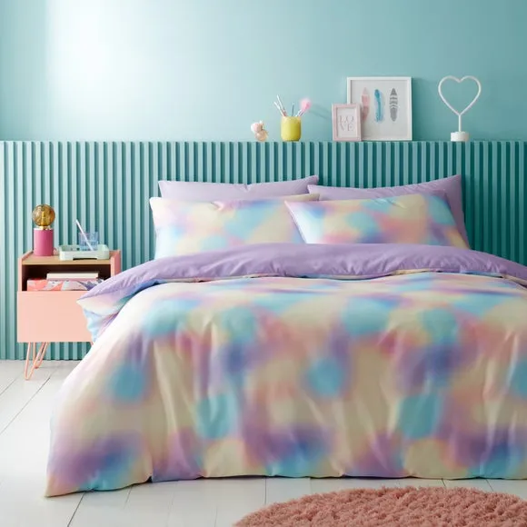 Reversible Duvet Cover Set - Multicolor, Polyester