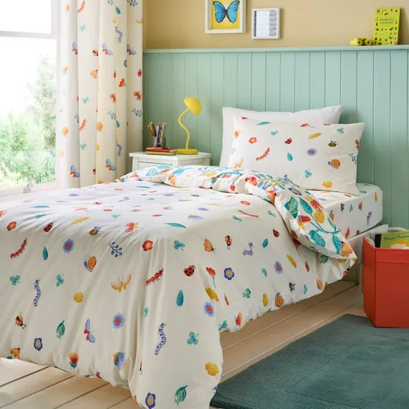 Reversible Duvet Cover Set - Multicolor, Polyester