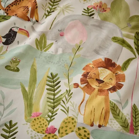 Reversible Duvet Cover Set - Natural, Cotton