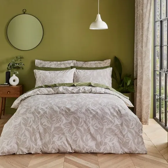 Reversible Duvet Cover Set - Natural, Cotton image