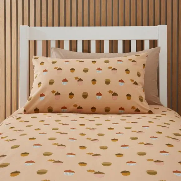 Reversible Duvet Cover Set - Natural, Cotton