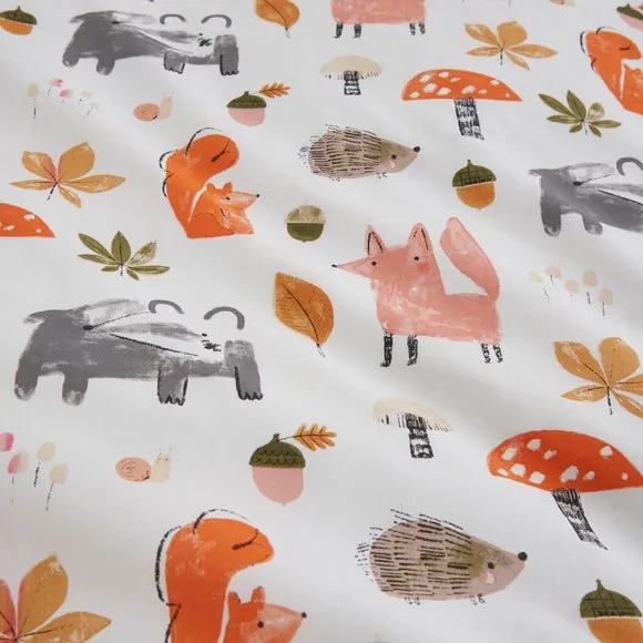 Reversible Duvet Cover Set - Natural, Cotton