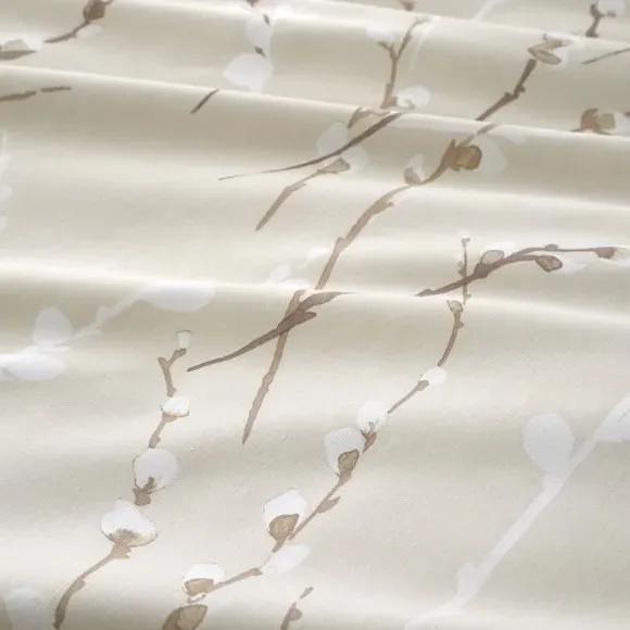 Reversible Duvet Cover Set - Natural, Cotton