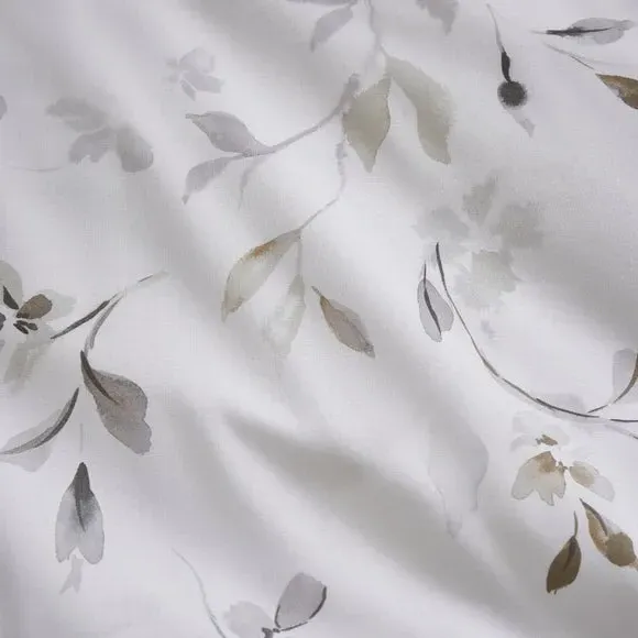 Reversible Duvet Cover Set - Natural, Polycotton