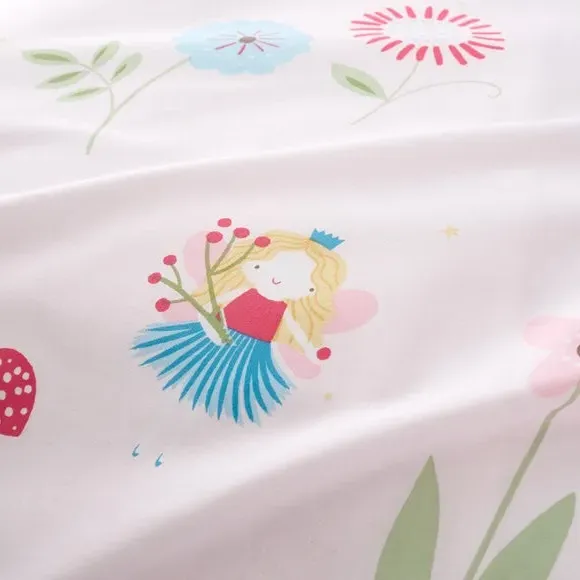 Reversible Duvet Cover Set - Pink, Polycotton