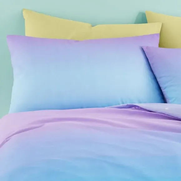 Reversible Duvet Cover Set - Rainbow, Polycotton