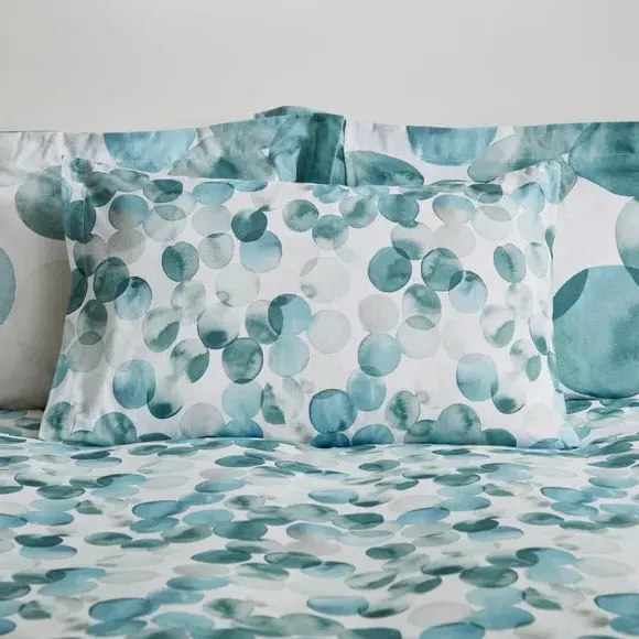 Reversible Duvet Cover Set - Teal, Polycotton