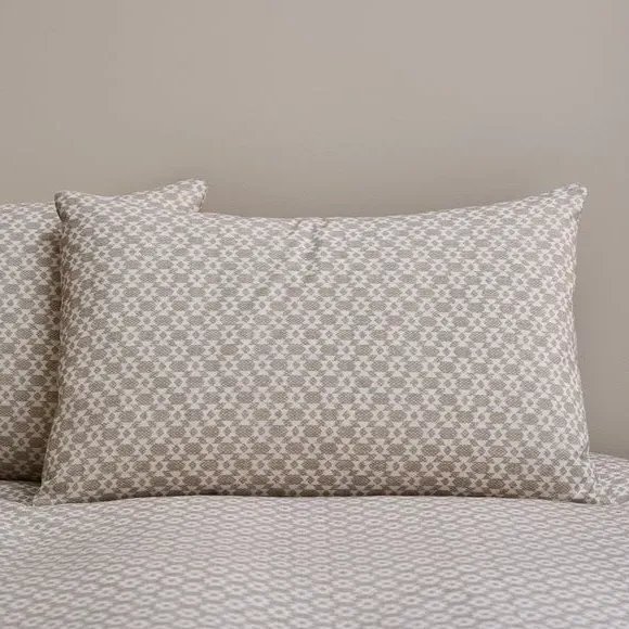 Reversible Duvet Cover Set - Terracotta, Polycotton