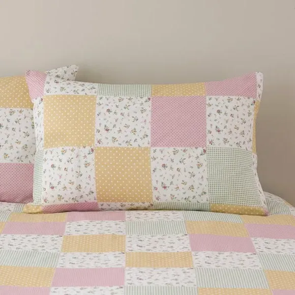 Reversible Duvet Set Patchwork - Multicolor