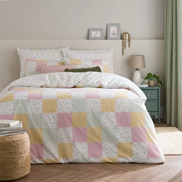 Reversible Duvet Set Patchwork - Multicolor