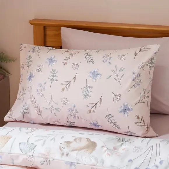 Reversible Duvet Set with Pillowcase - Pink