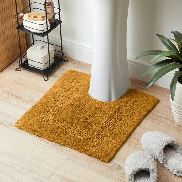 Reversible Pedestal Mat - Amber, Cotton image