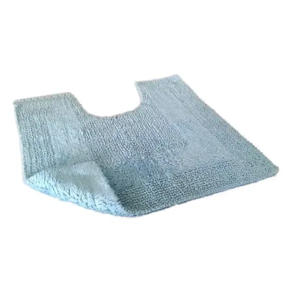Reversible Pedestal Mat - Duck Egg, Cotton
