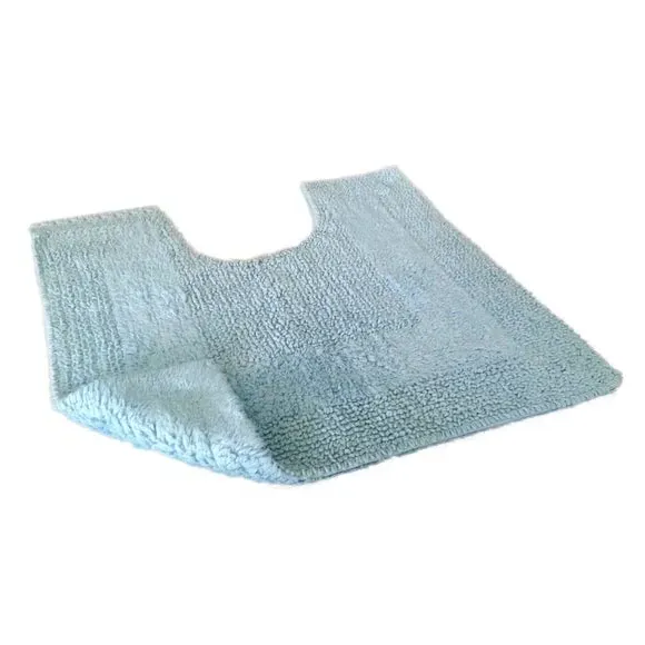 Reversible Pedestal Mat - Duck Egg, Cotton
