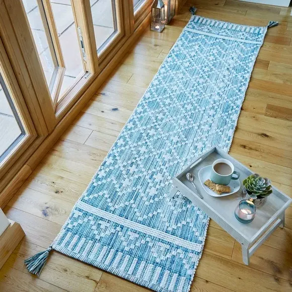 Reversible Runner Rug - Multicolor, Cotton
