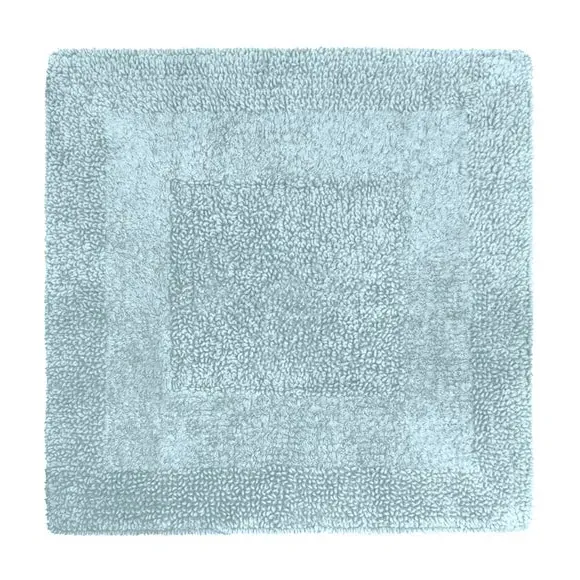 Reversible Shower Mat - Duck Egg, Cotton