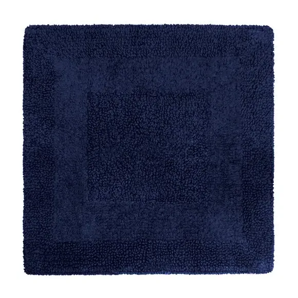 Reversible Shower Mat - Navy, Cotton