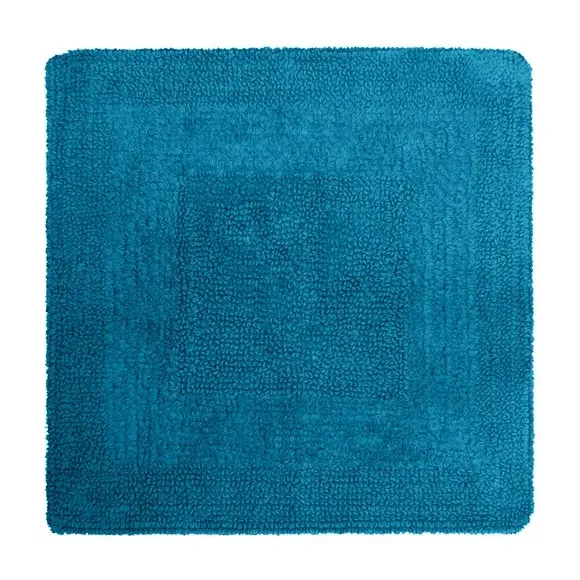Reversible Shower Mat - Teal, Cotton