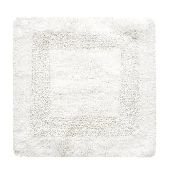 Reversible Shower Mat - White, Cotton