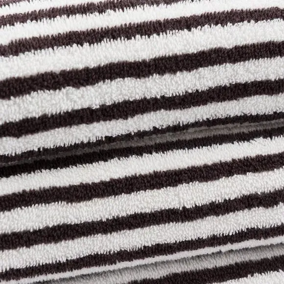 Reversible Striped Towel - Dark Raisin, Cotton