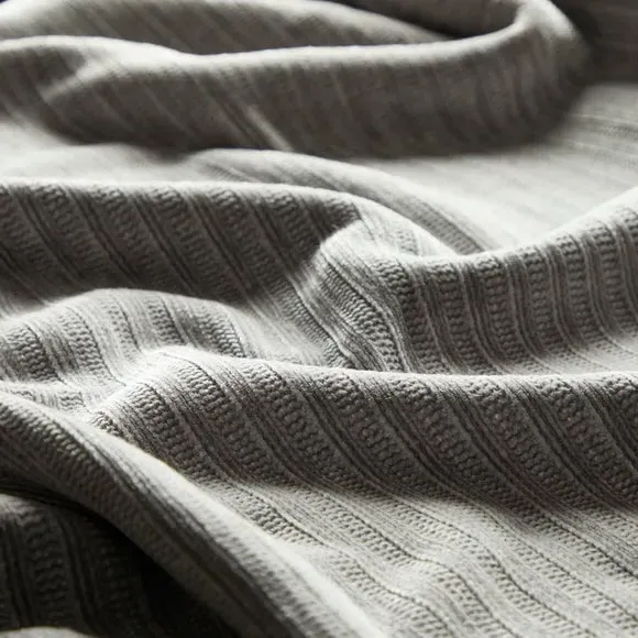 Reversible Throw Blanket - Ochre, Chenille