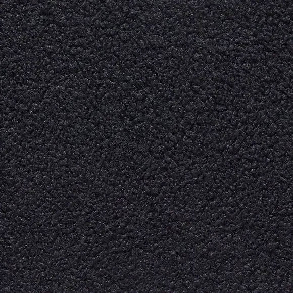 Ribbed Bench with Foam Filling - Black, Sherpa