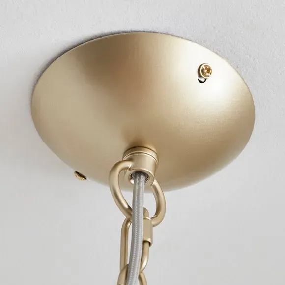 Ribbed Pendant Light - Multicolor, Glass