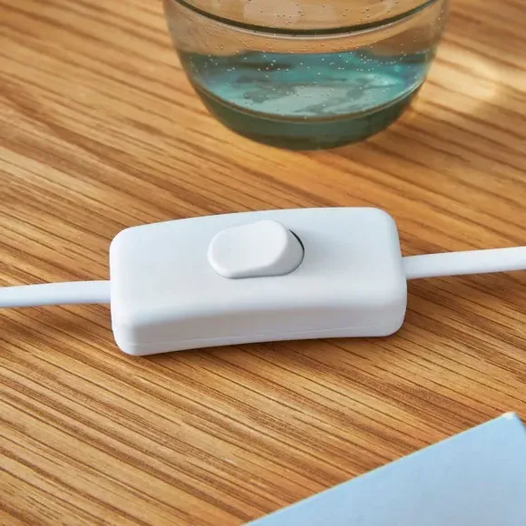 Ribbed Table Lamp with Fabric Shade - Sage, Ceramic