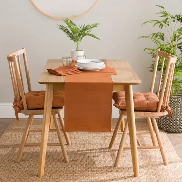 Ribbed Table Runner - Butterscotch, Recycled