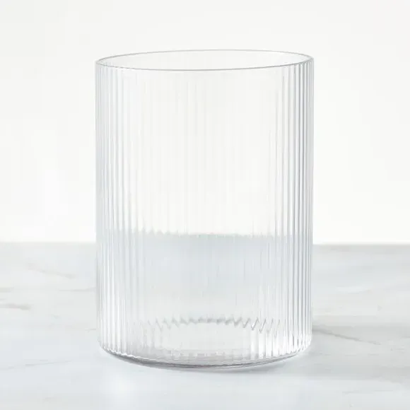 Ribbed Tumbler Glass - Clear Glass image