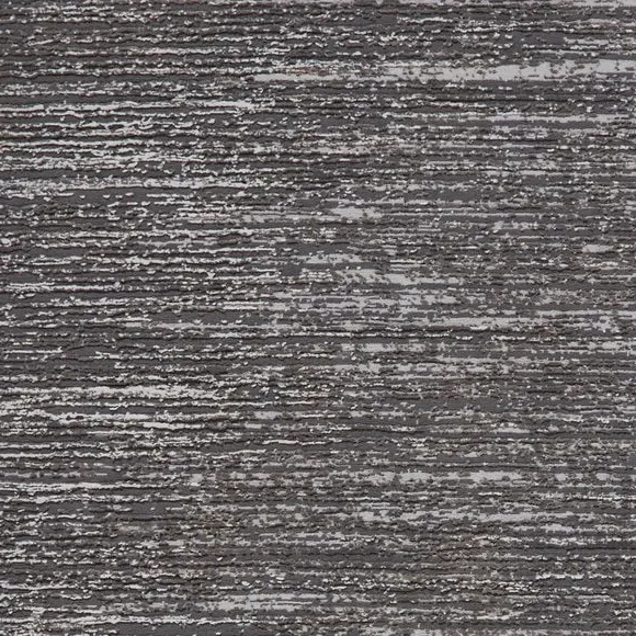 Ribbed Washable Rug - Charcoal, Polyester