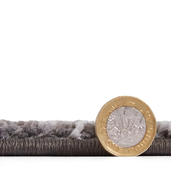 Ribbed Washable Rug - Charcoal, Polyester