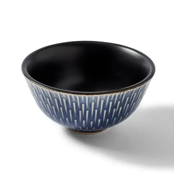 Rice Bowl - Blue, Stoneware