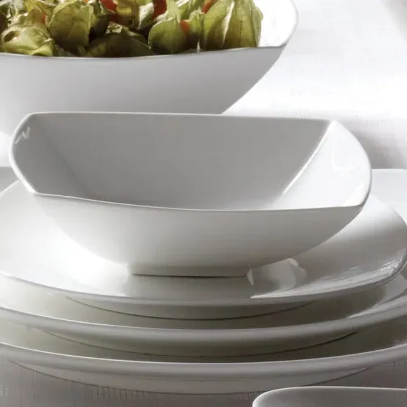 Rice Bowl - White, Fine China
