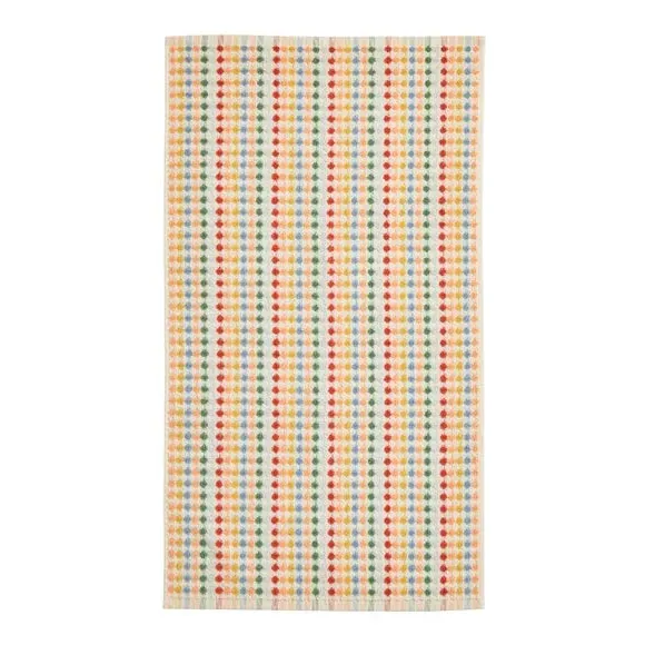 Rice Weave Cotton Towel - Multicolor