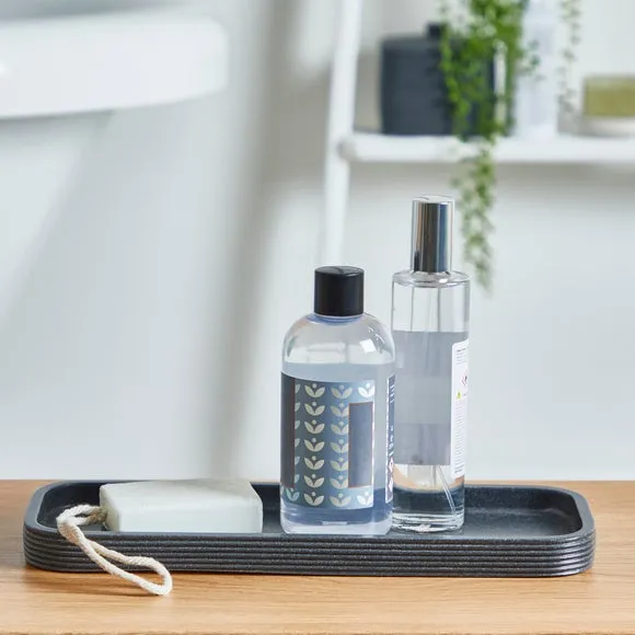 Ridged Tray - Grey, Resin image