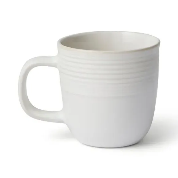 Ripple Mug - White, Stoneware