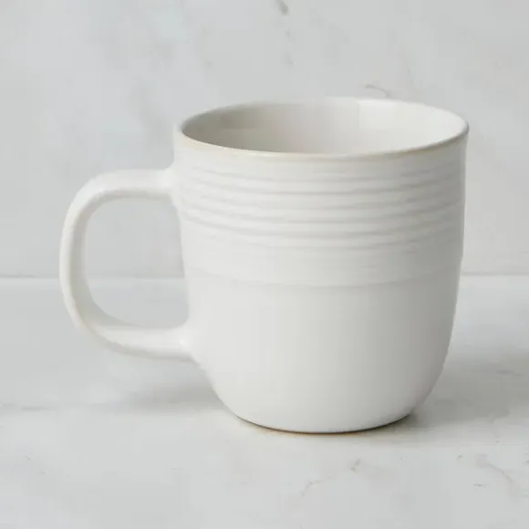 Ripple Mug - White, Stoneware image