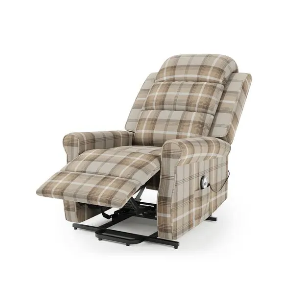 Rise & Recline Chair with Remote - Natural, Fabric