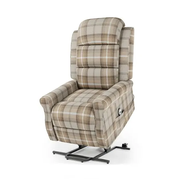 Rise & Recline Chair with Remote - Natural, Fabric