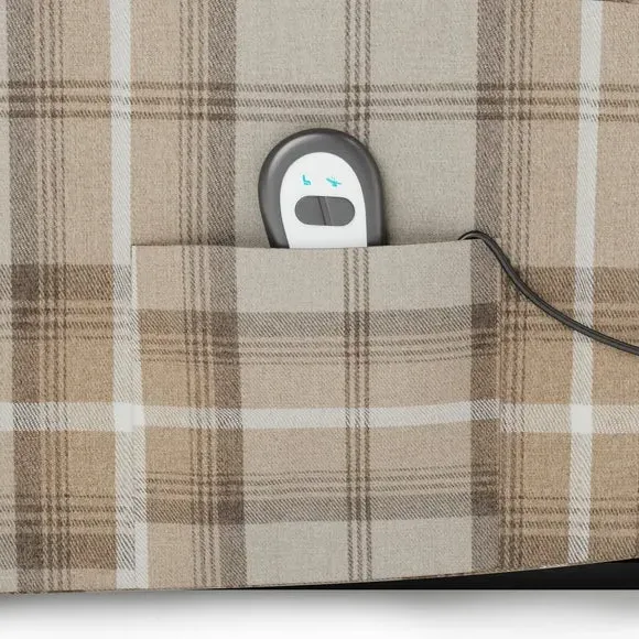 Rise & Recline Chair with Remote - Natural, Fabric