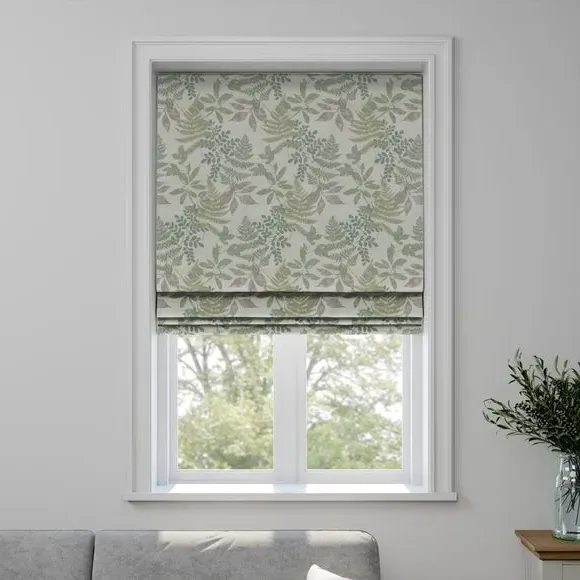Roman Blind Fire Retardant - Jade, Fabric