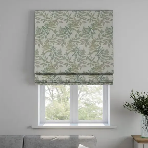 Roman Blind Fire Retardant - Jade, Fabric
