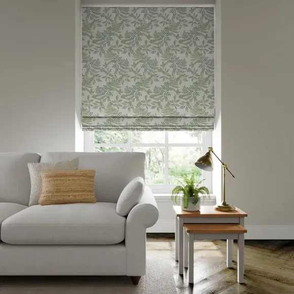 Roman Blind Fire Retardant - Jade, Fabric image