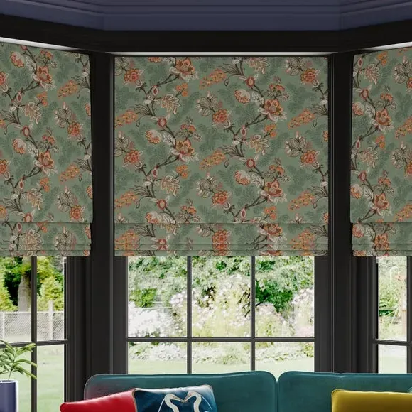 Roman Blind Made to Measure - Fern, Velvet image