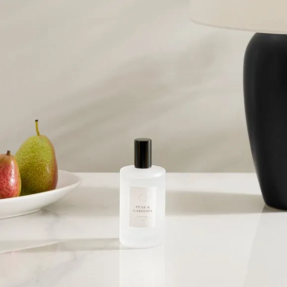 Room Spray with Ribbed Design - Clear, Glass image