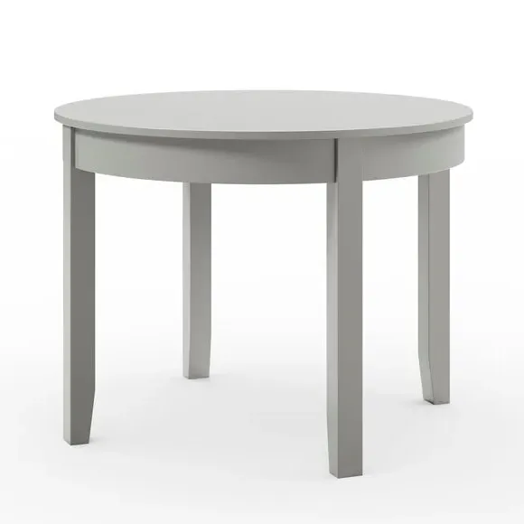 Round 4-Seater Dining Table - Grey, Wood