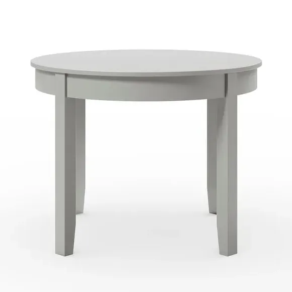 Round 4-Seater Dining Table - Grey, Wood