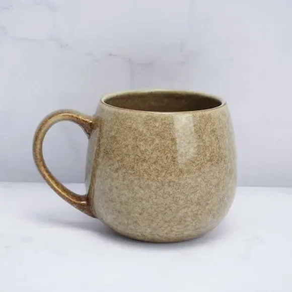 Round Mug with Reactive Glaze - Natural image