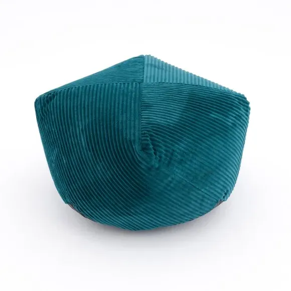 Round Pouffe - Teal, Cord